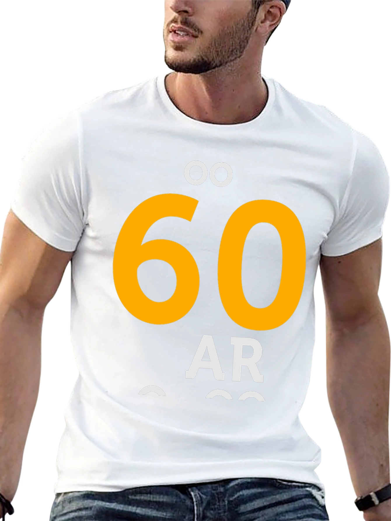 60 År Black Graphic T-Shirt