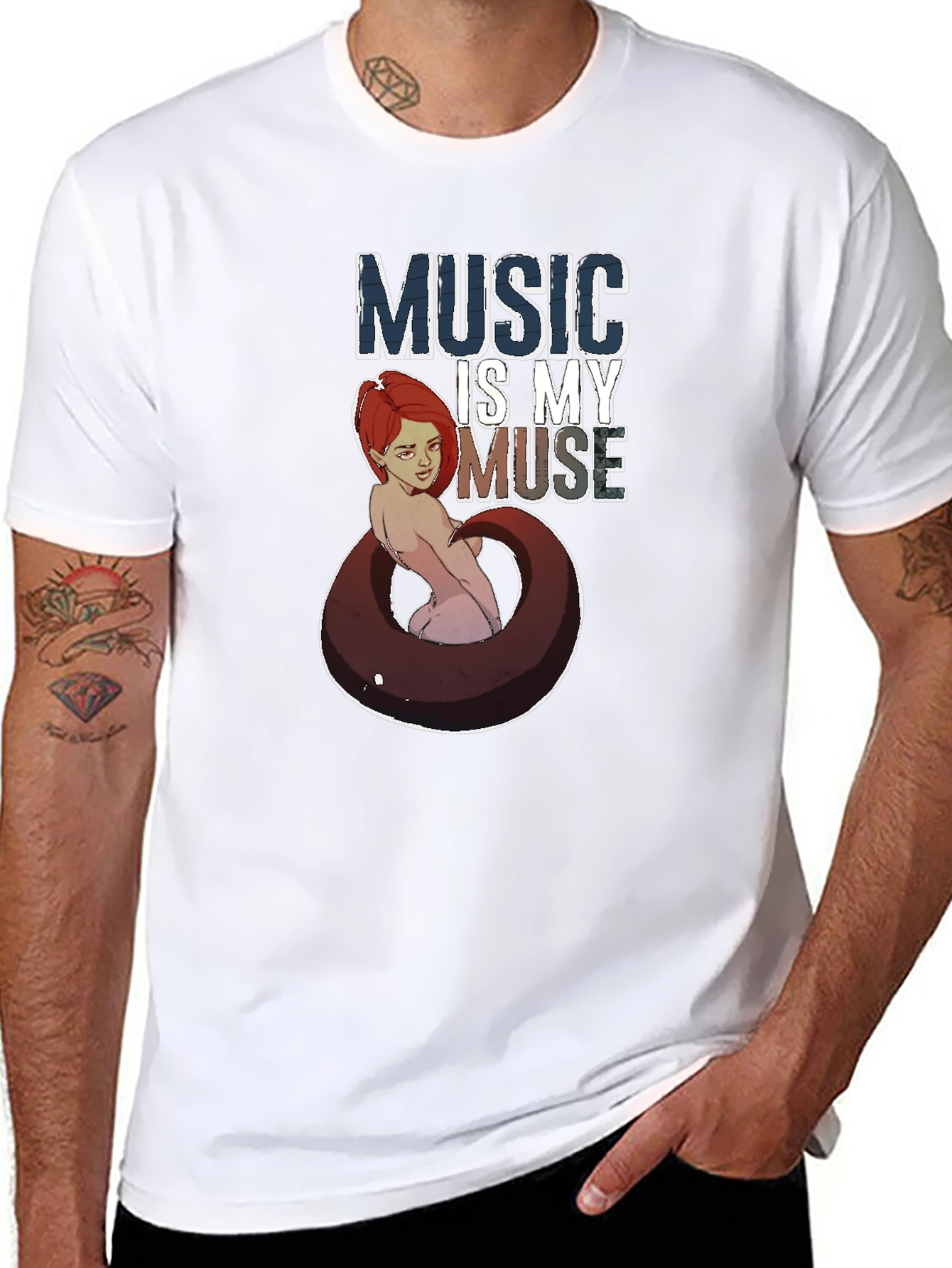 Music Is My Muse Graphic T-Shirt