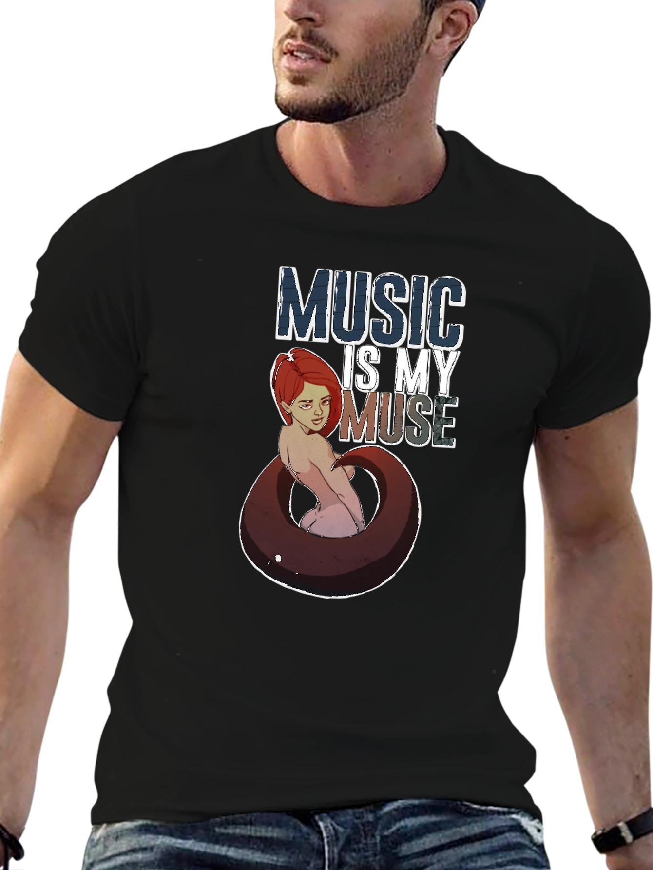 Music Is My Muse Graphic T-Shirt