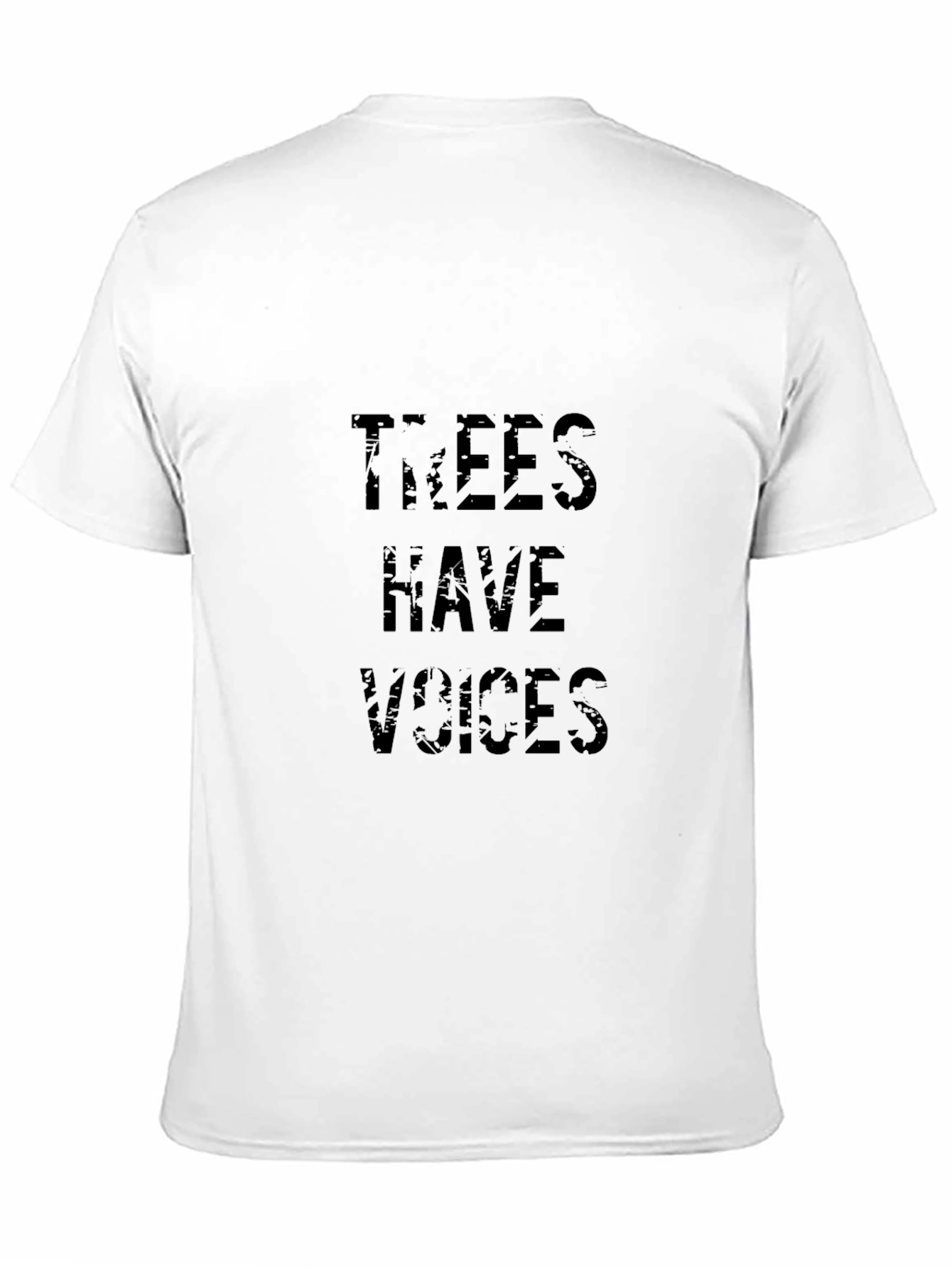Trees Have Voices Black Graphic Tee