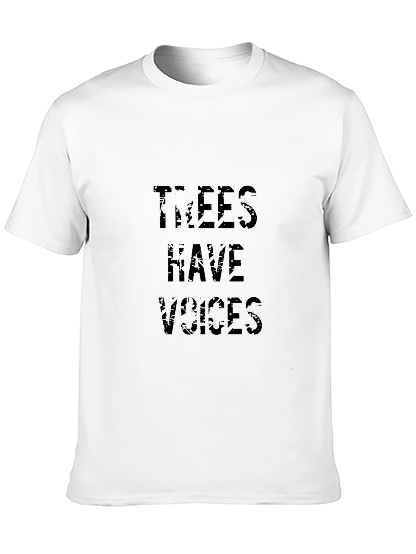 Trees Have Voices Black Graphic Tee