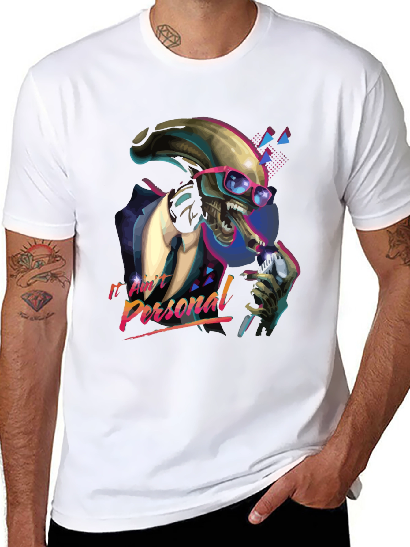 Retro Alien Suit T-Shirt - It Aint Personal