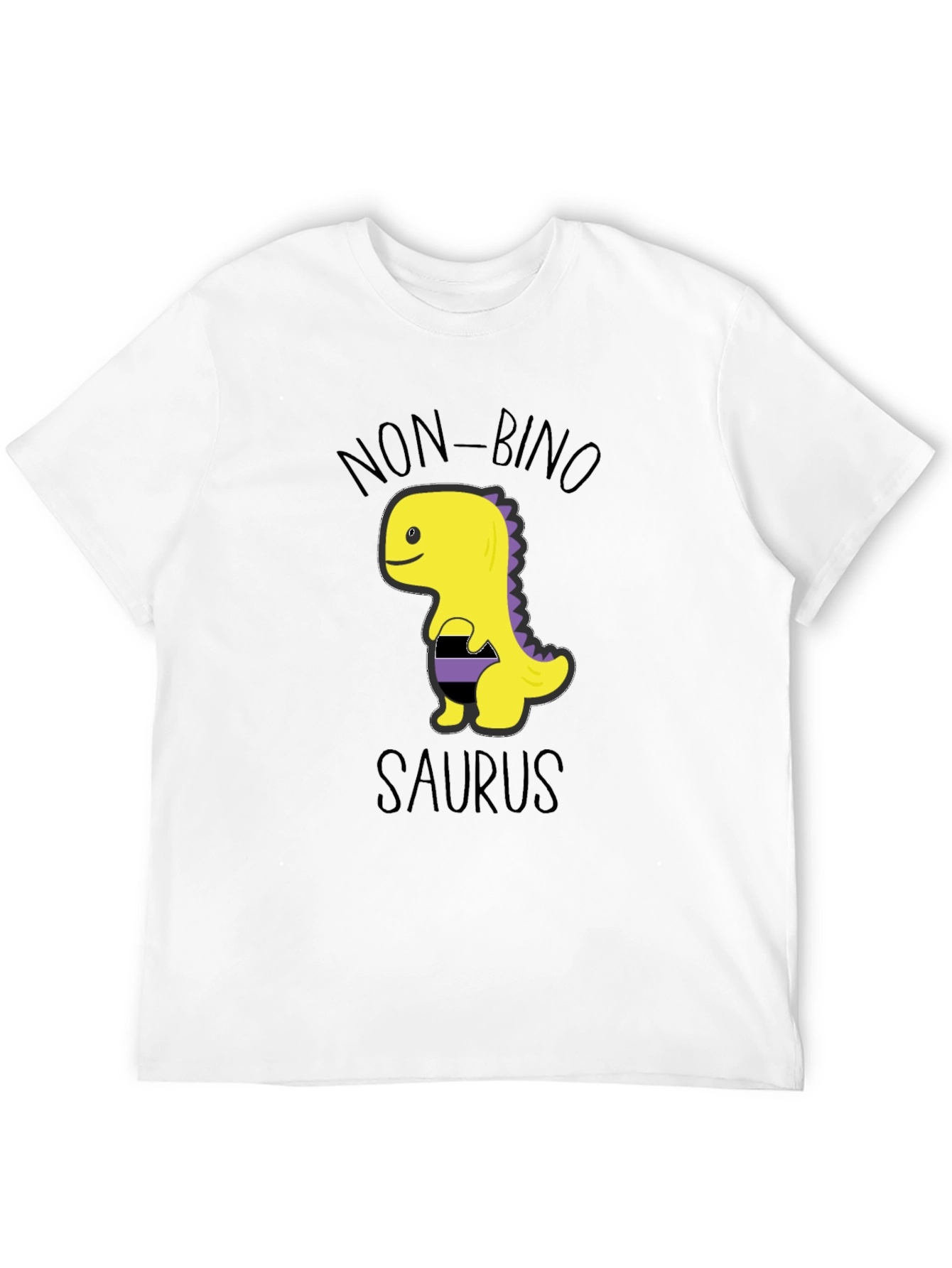 Non-Binary Pride Dinosaur T-Shirt