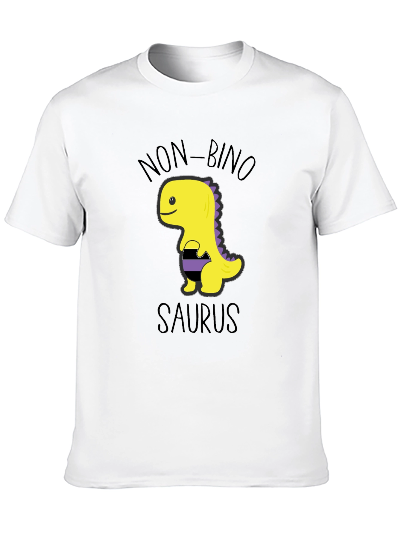 Non-Binary Pride Dinosaur T-Shirt
