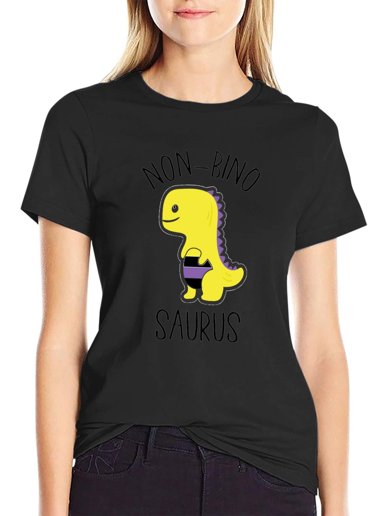 Non-Binary Pride Dinosaur T-Shirt
