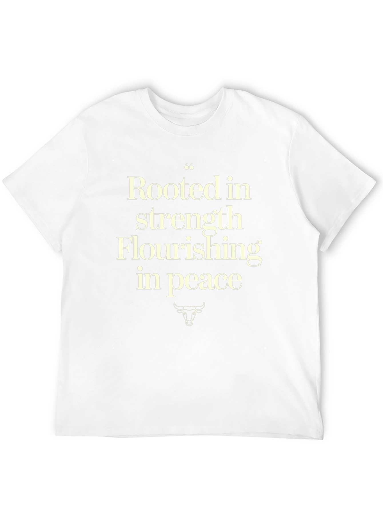 Rooted in Strength Graphic Tee - Black Casual T-Shirt