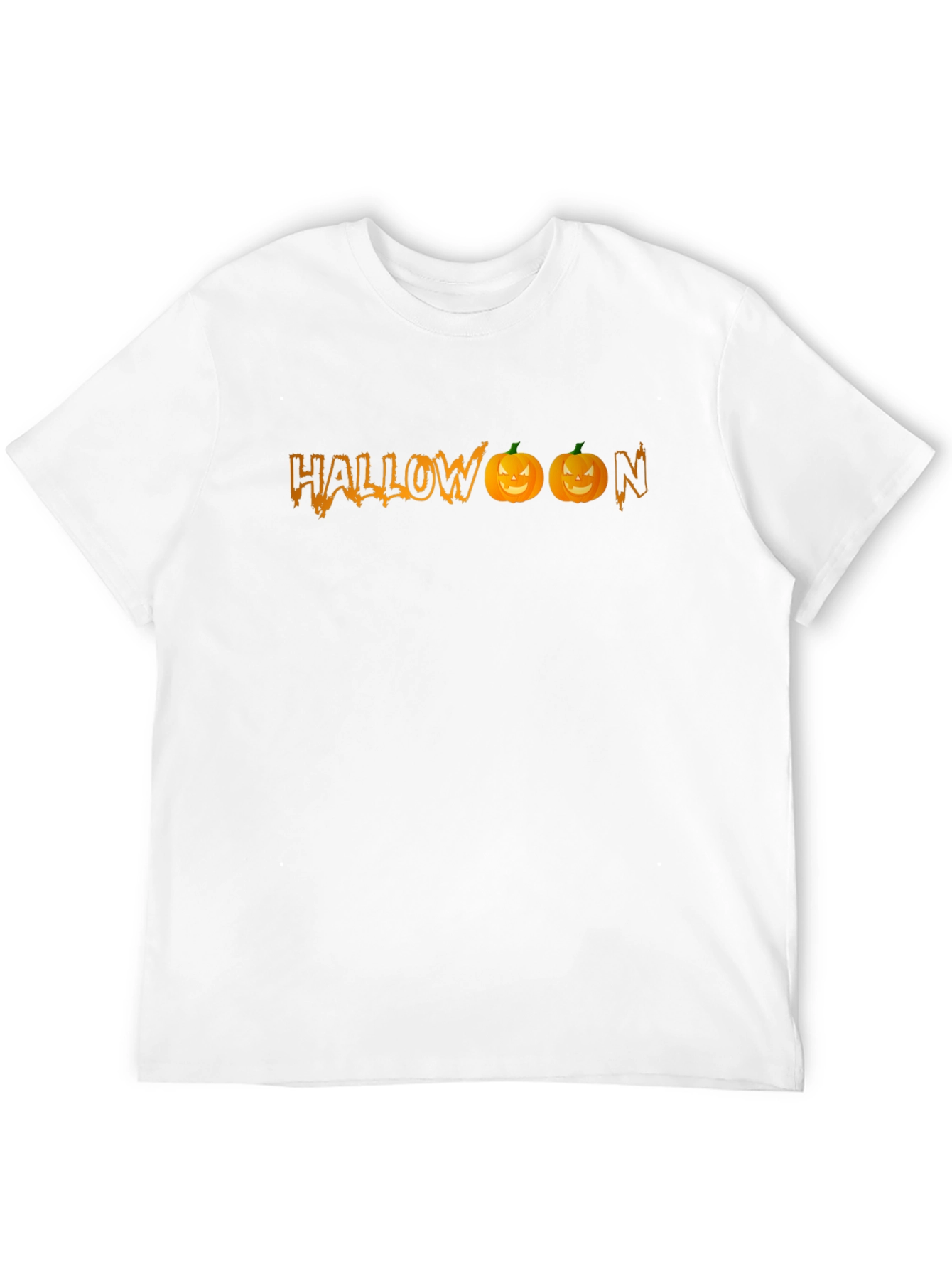 Halloween Pumpkin Graphic Tee - Spooky Season Style