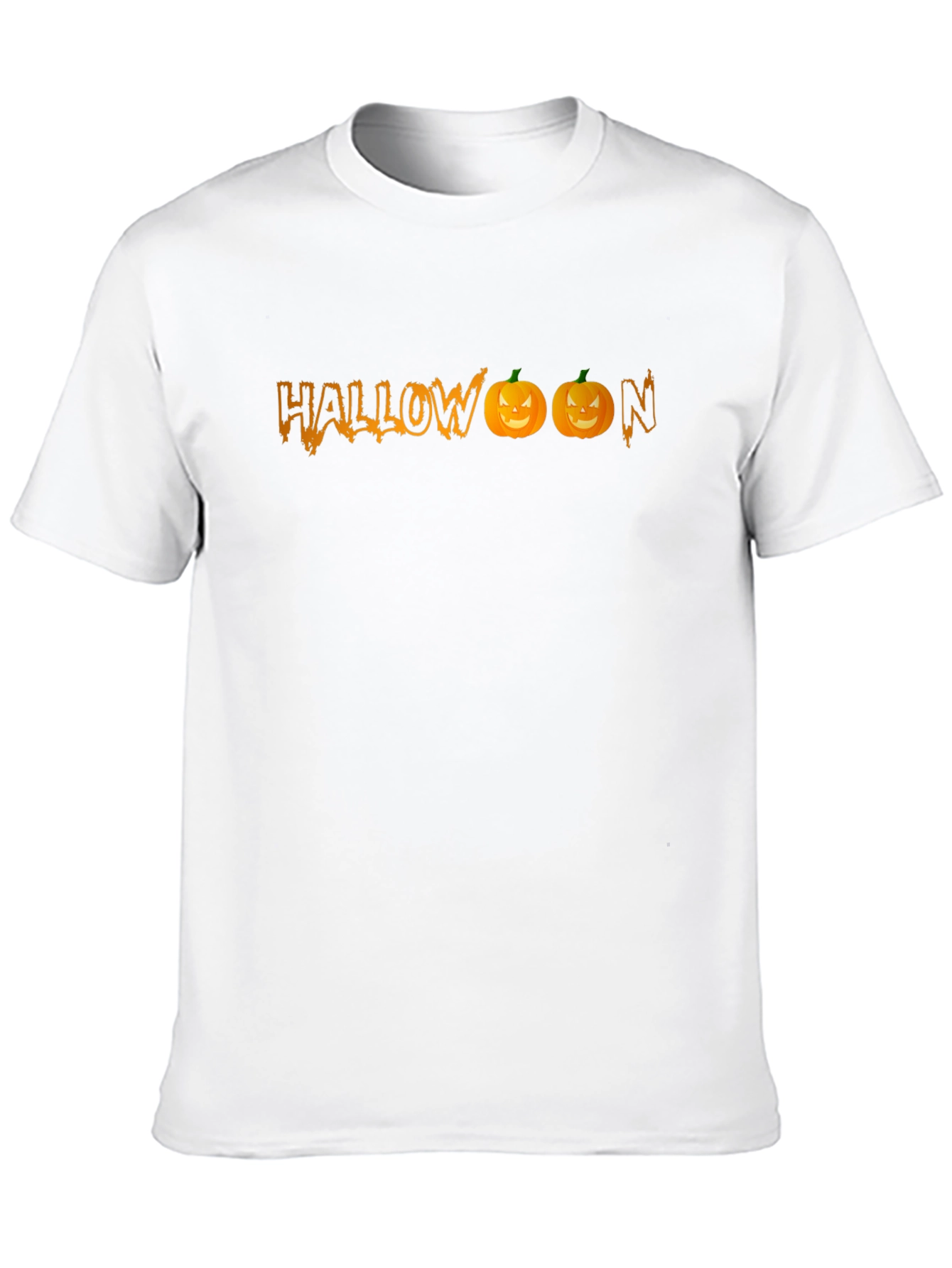 Halloween Pumpkin Graphic Tee - Spooky Season Style