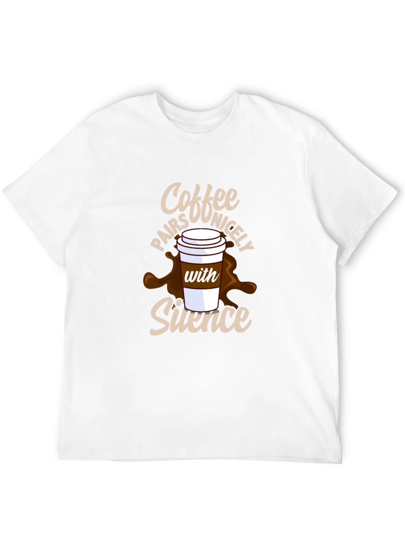 Coffee and Silence Graphic Tee