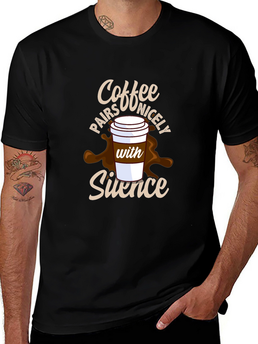 Coffee and Silence Graphic Tee