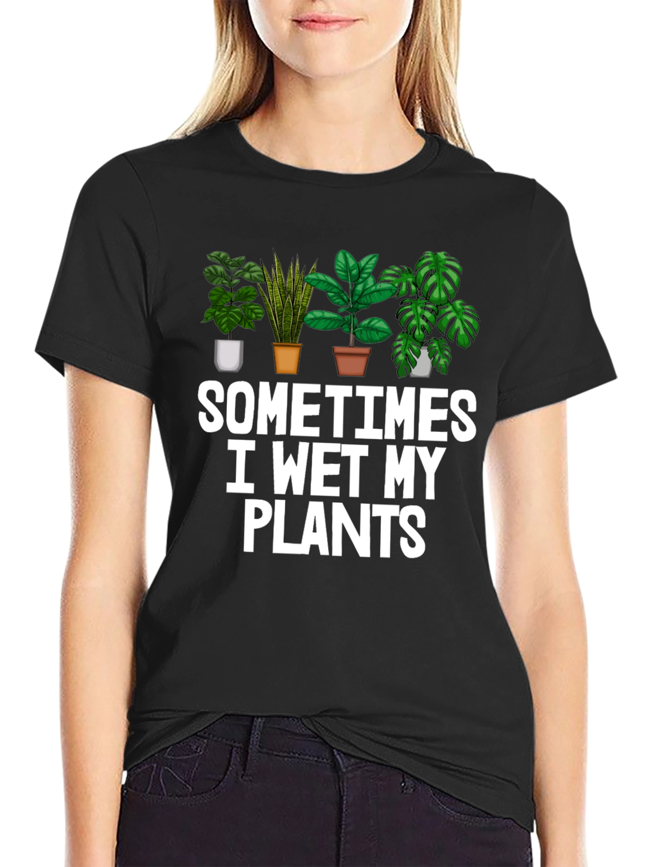 Funny I Wet My Plants T-Shirt