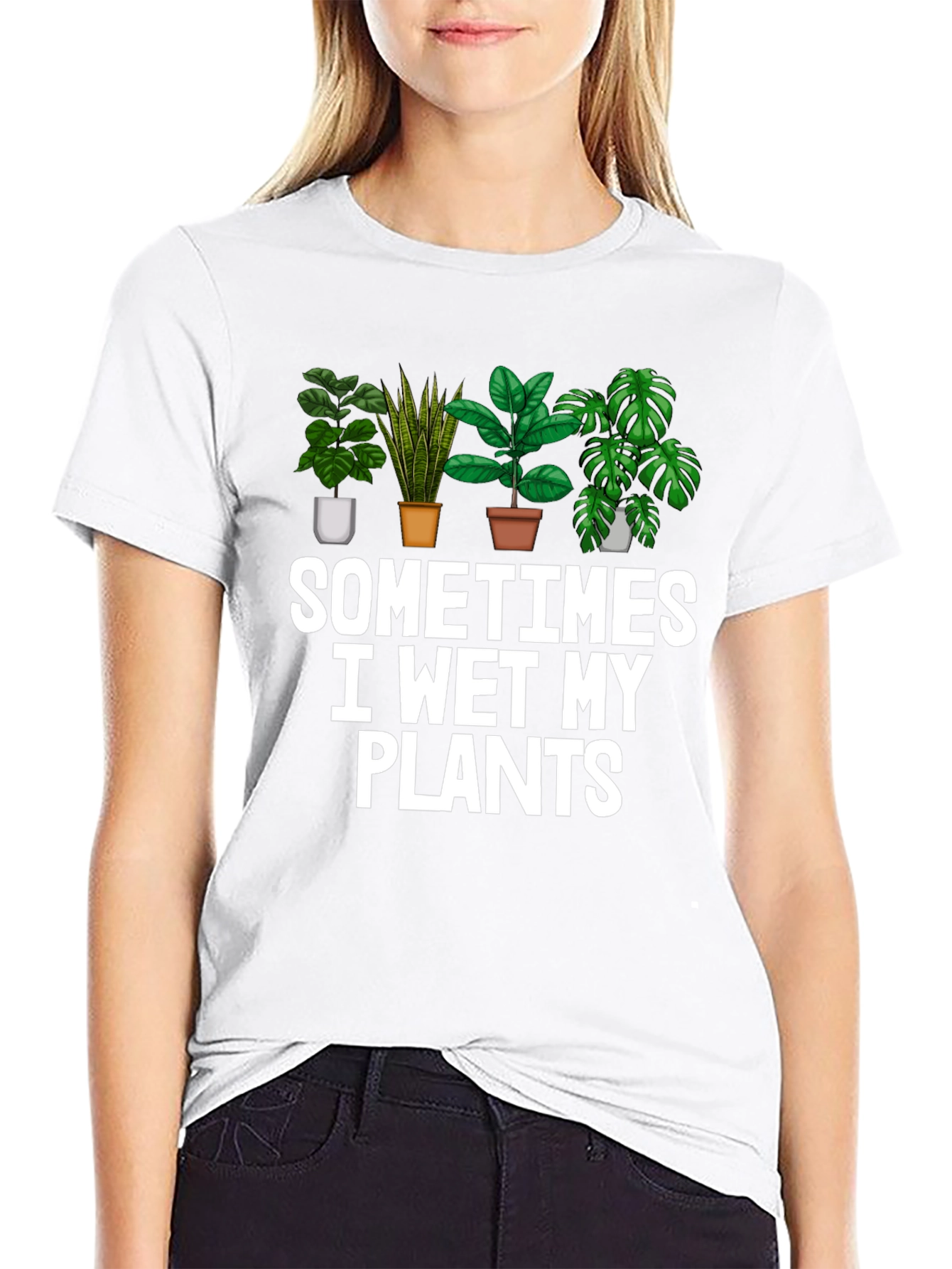 Funny I Wet My Plants T-Shirt