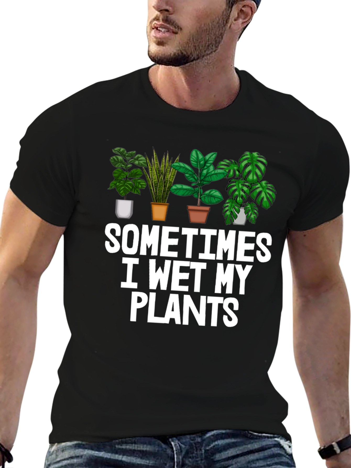 Funny I Wet My Plants T-Shirt