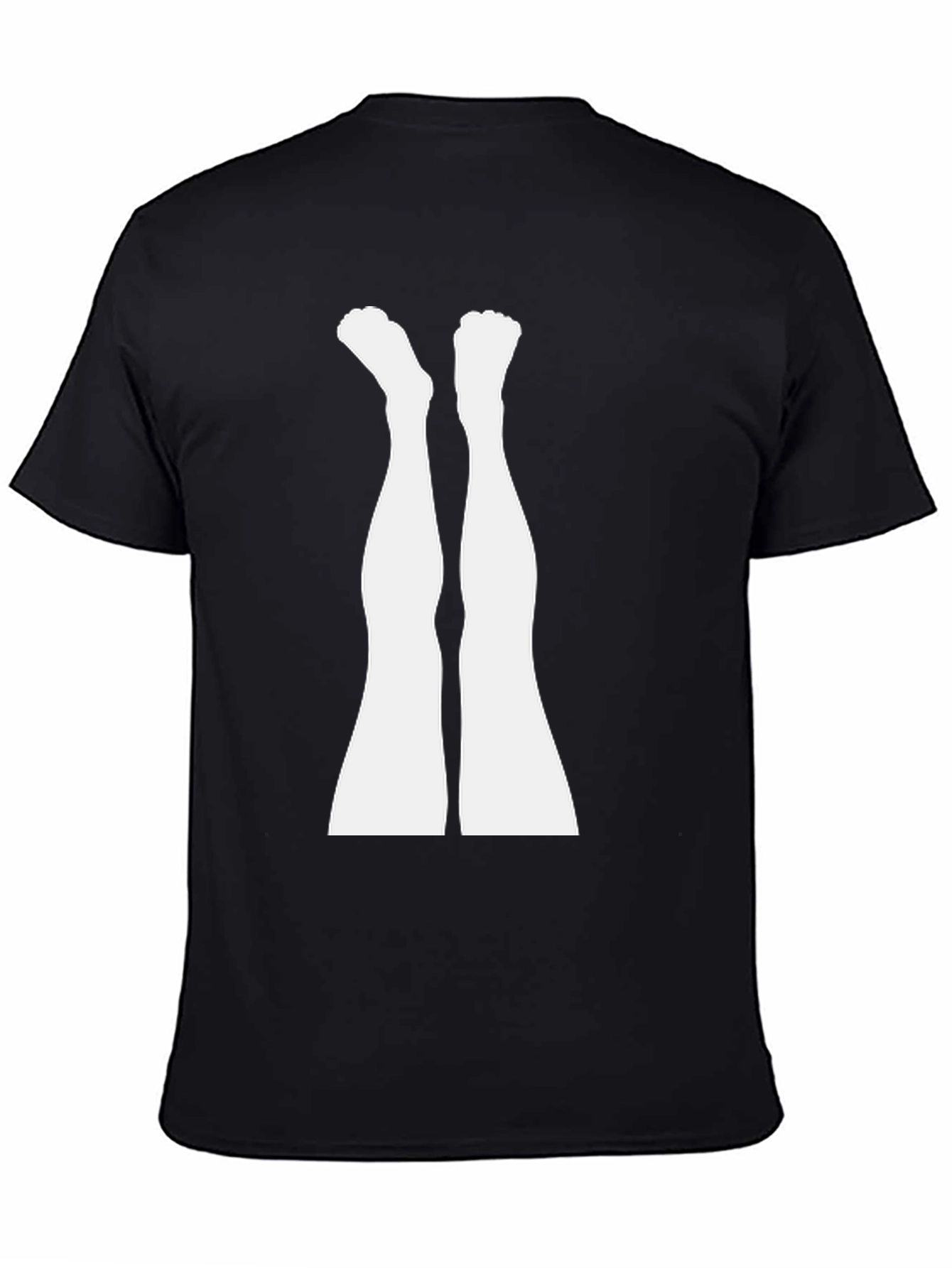 Upside Down Legs Graphic Tee - Funny Unisex T-Shirt