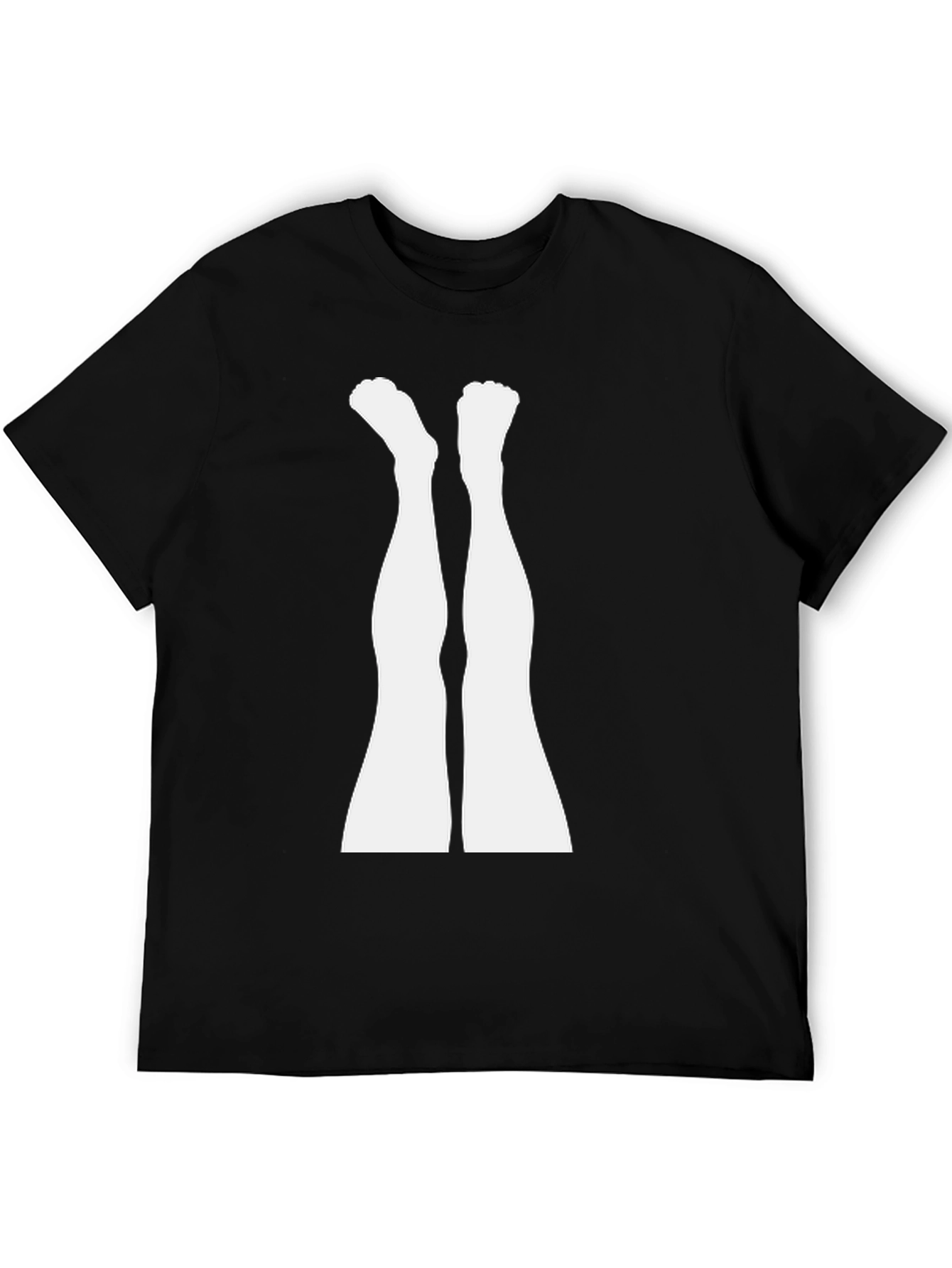 Upside Down Legs Graphic Tee - Funny Unisex T-Shirt