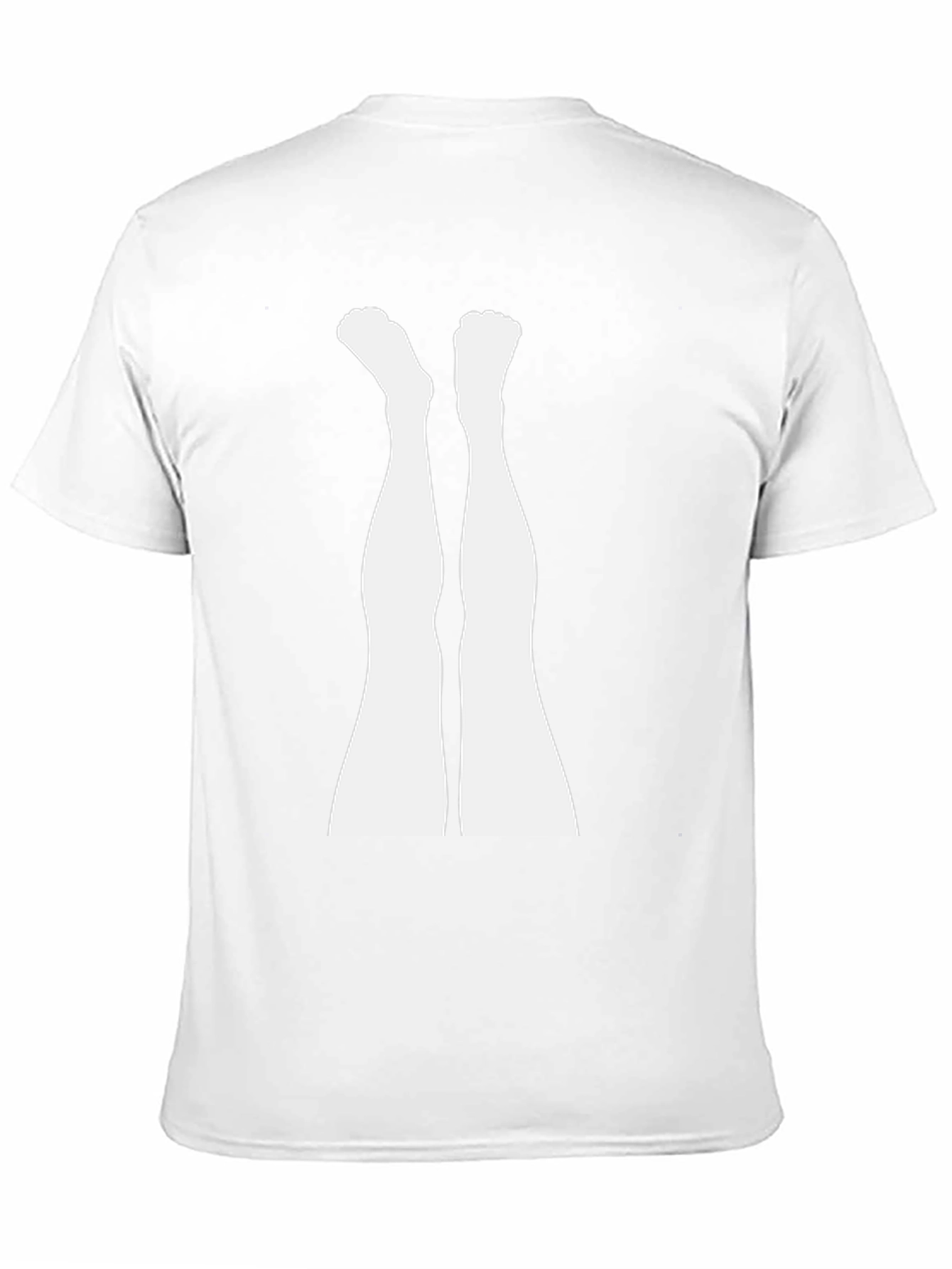 Upside Down Legs Graphic Tee - Funny Unisex T-Shirt