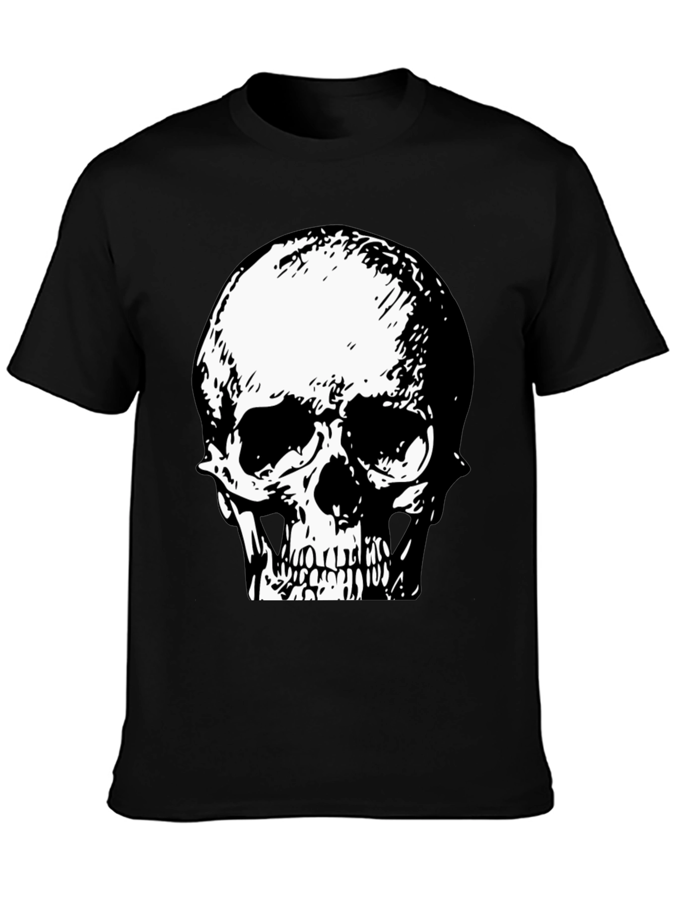 Skull Graphic T-Shirt - Black