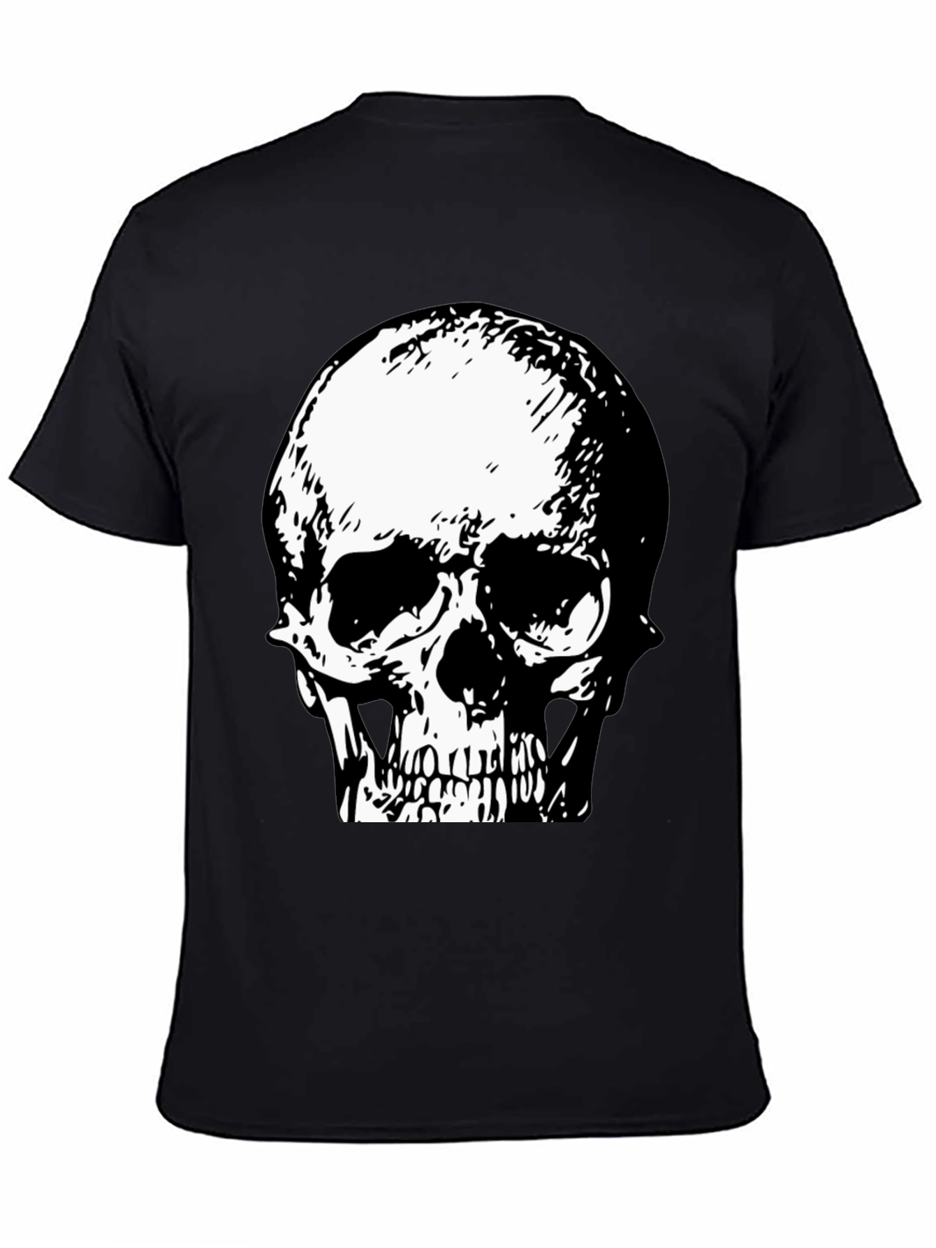Skull Graphic T-Shirt - Black
