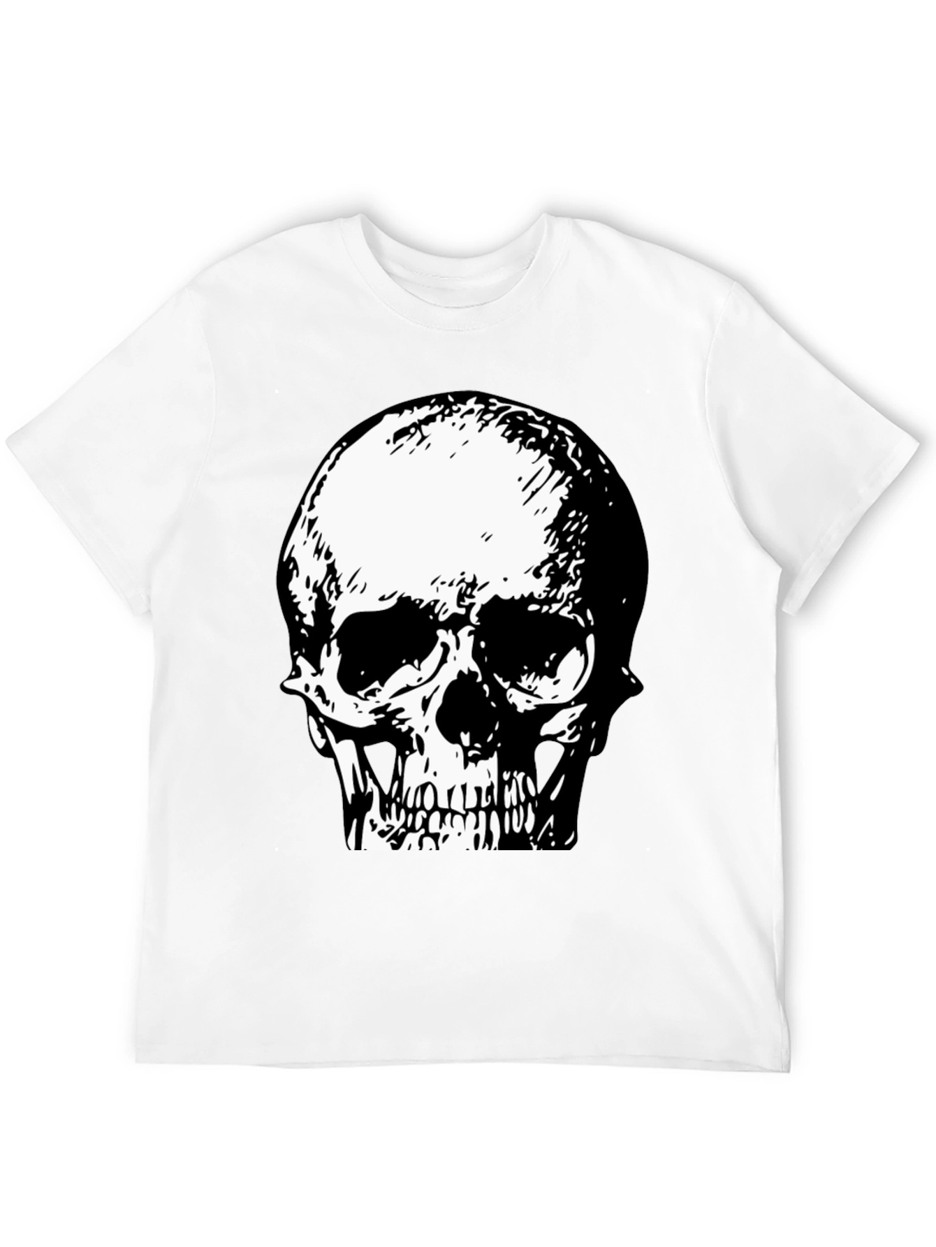 Skull Graphic T-Shirt - Black
