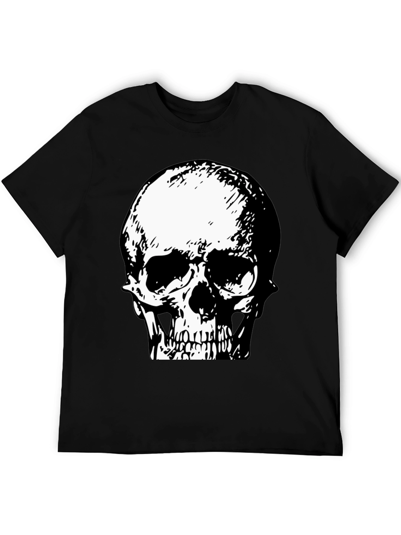 Skull Graphic T-Shirt - Black