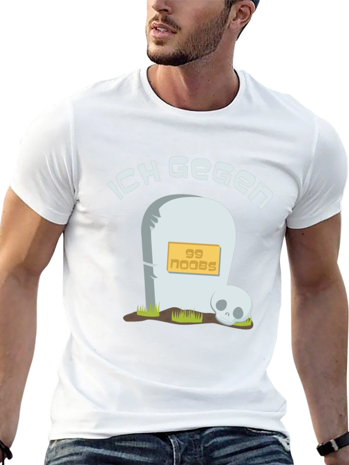 Ich Gegen 99 Noobs Black T-Shirt