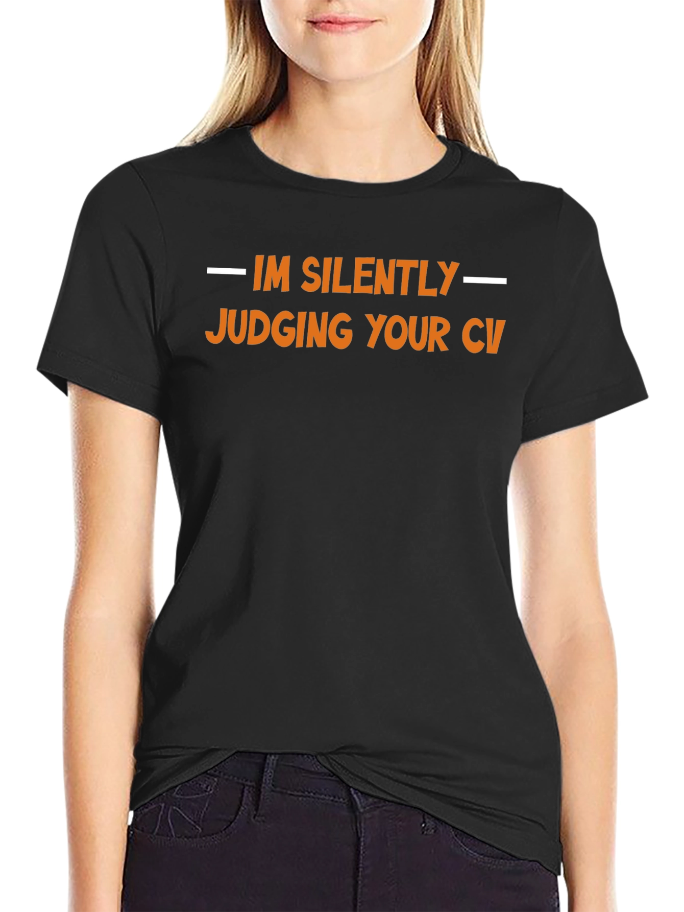 Silently Judging CV T-Shirt - Interview Ready Tee