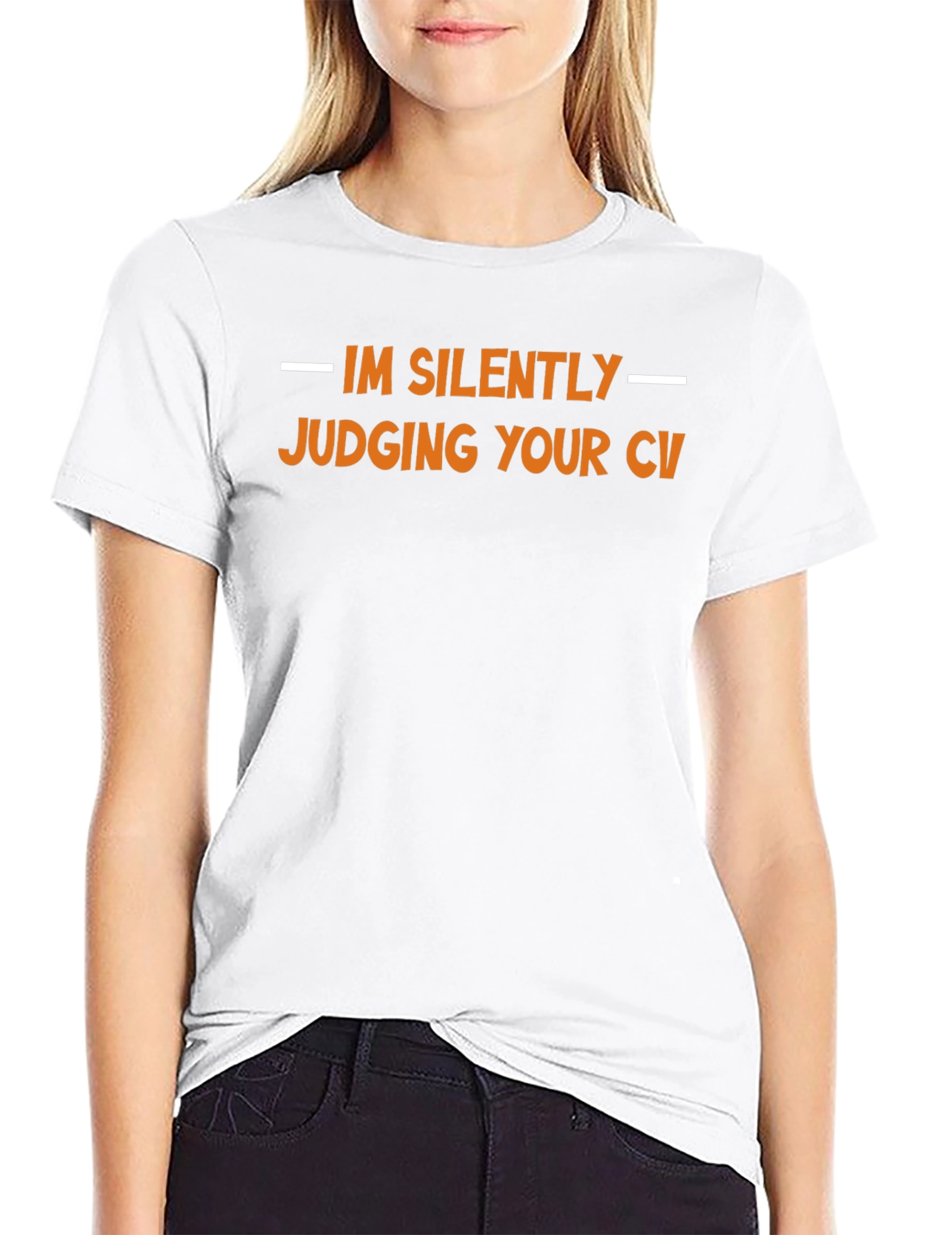 Silently Judging CV T-Shirt - Interview Ready Tee