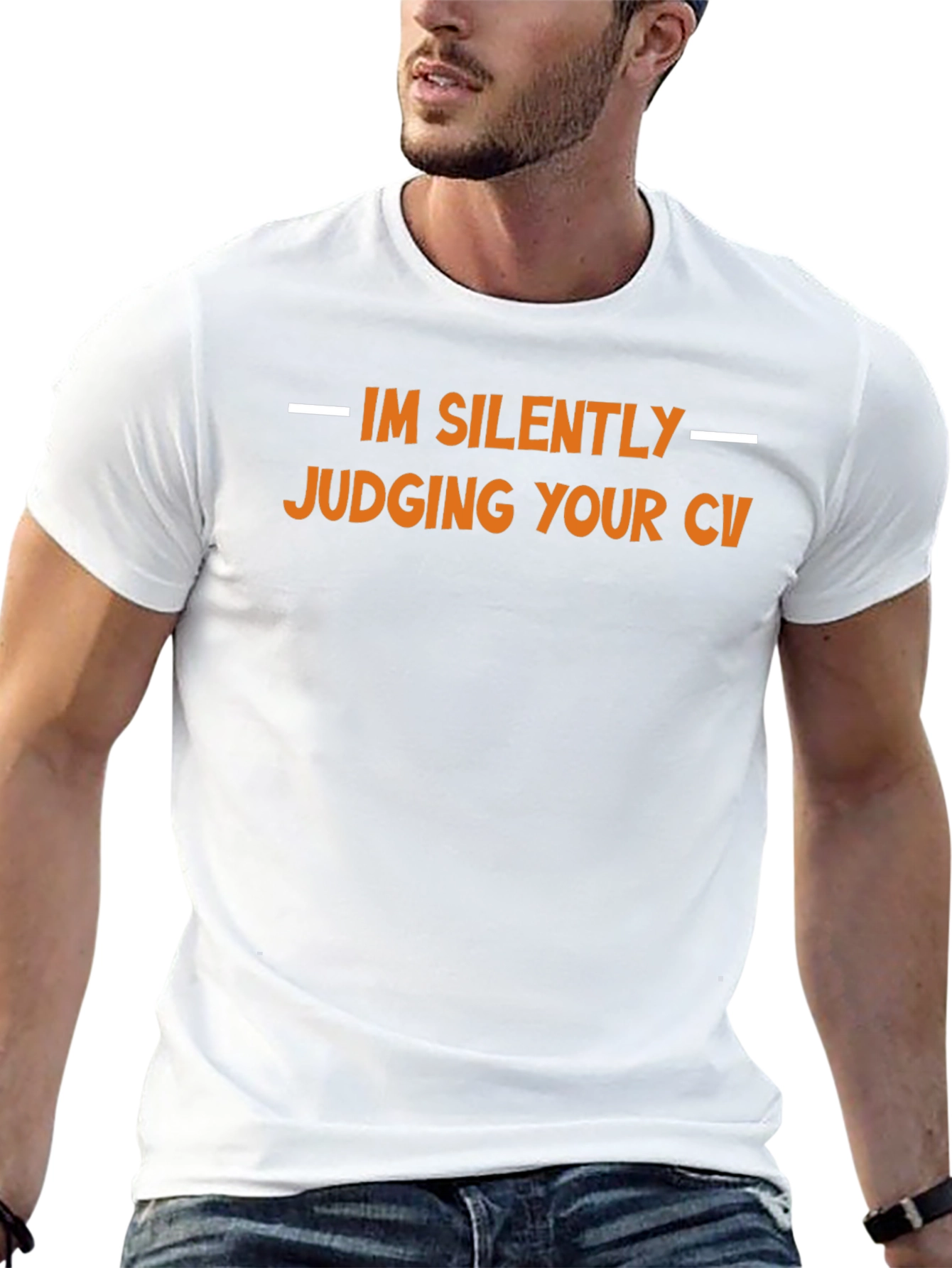 Silently Judging CV T-Shirt - Interview Ready Tee
