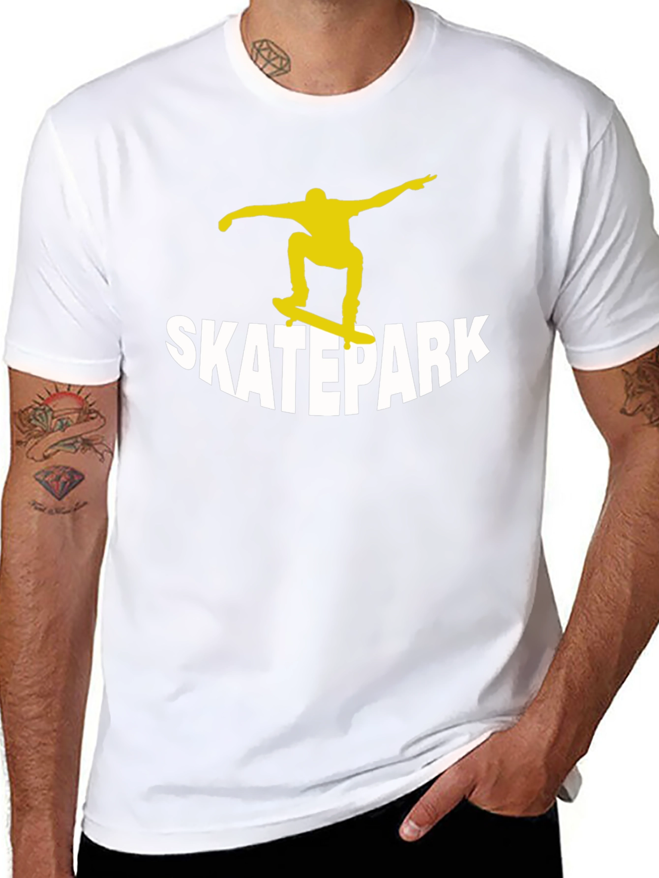 Skatepark Graphic Tee - Cool Skater Design