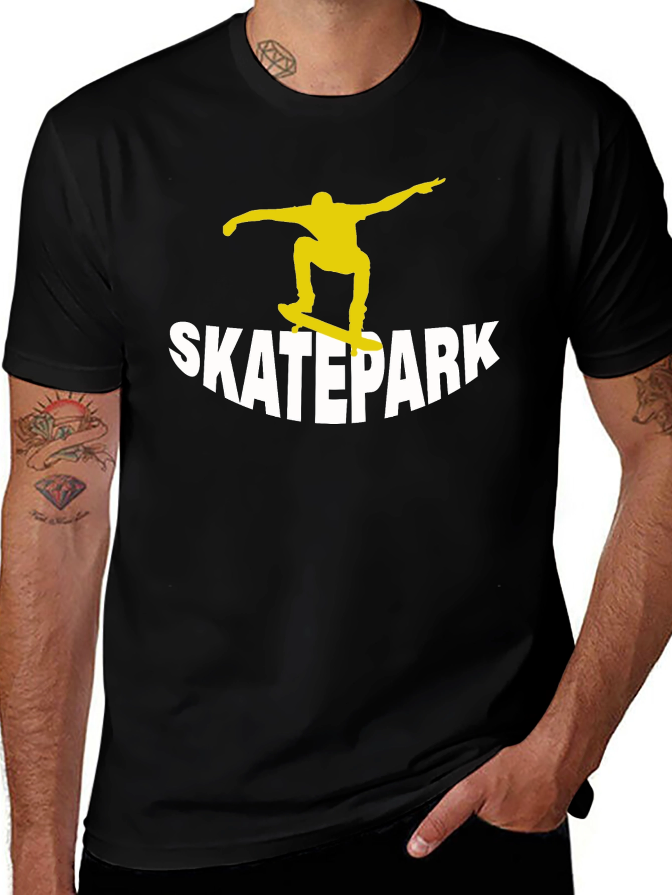 Skatepark Graphic Tee - Cool Skater Design