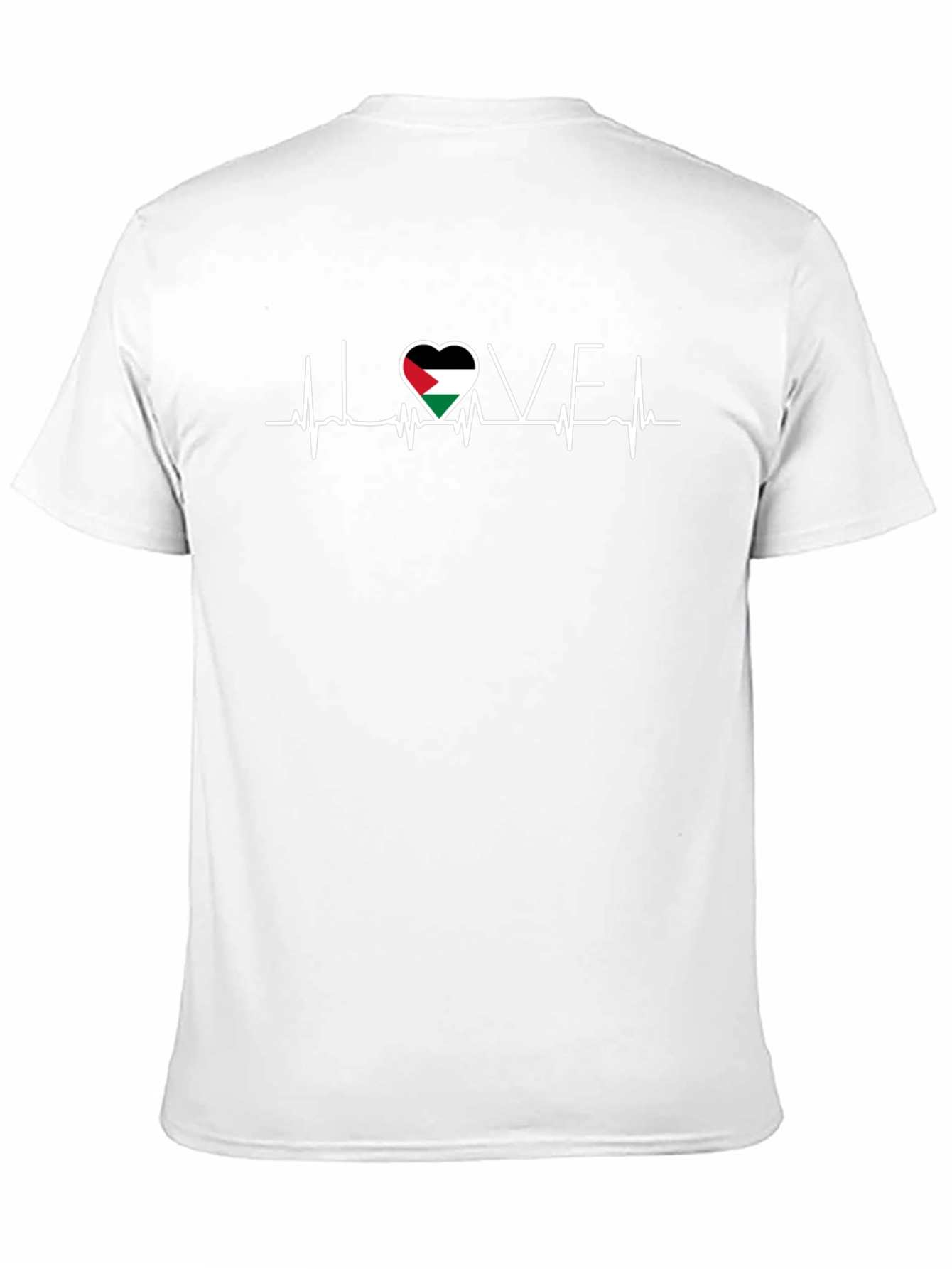 Palestine Love Heartbeat T-Shirt