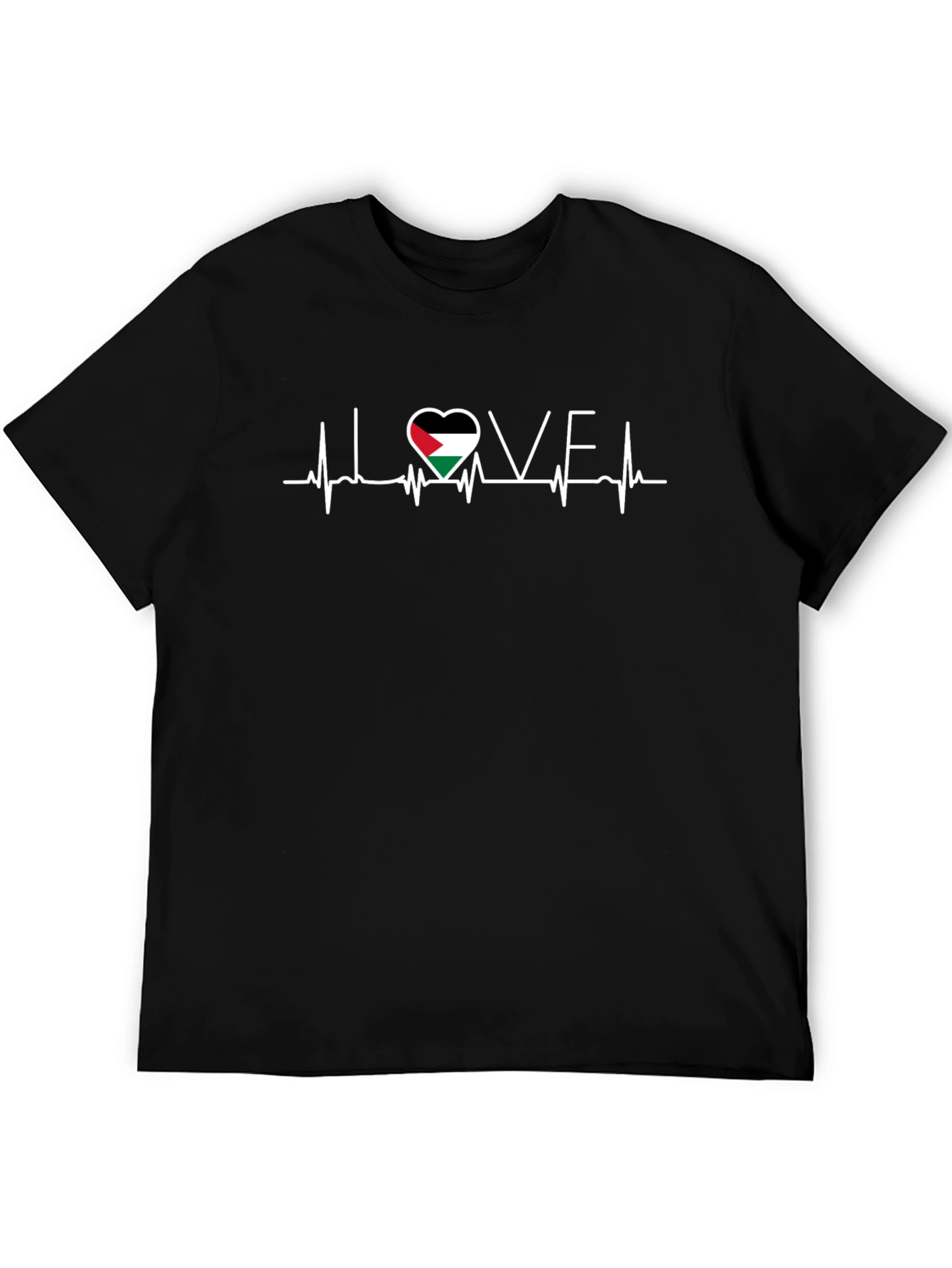 Palestine Love Heartbeat T-Shirt