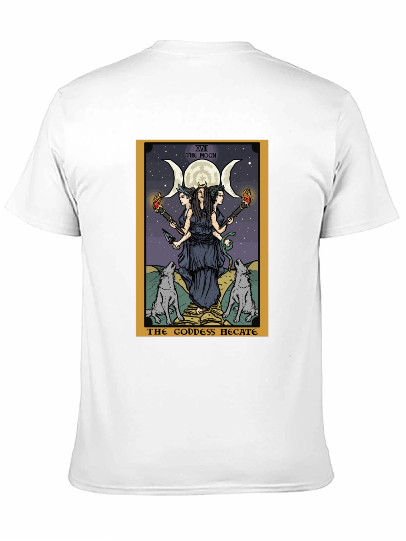 Hecate Tarot Card Graphic T-Shirt - Witchcraft Tee
