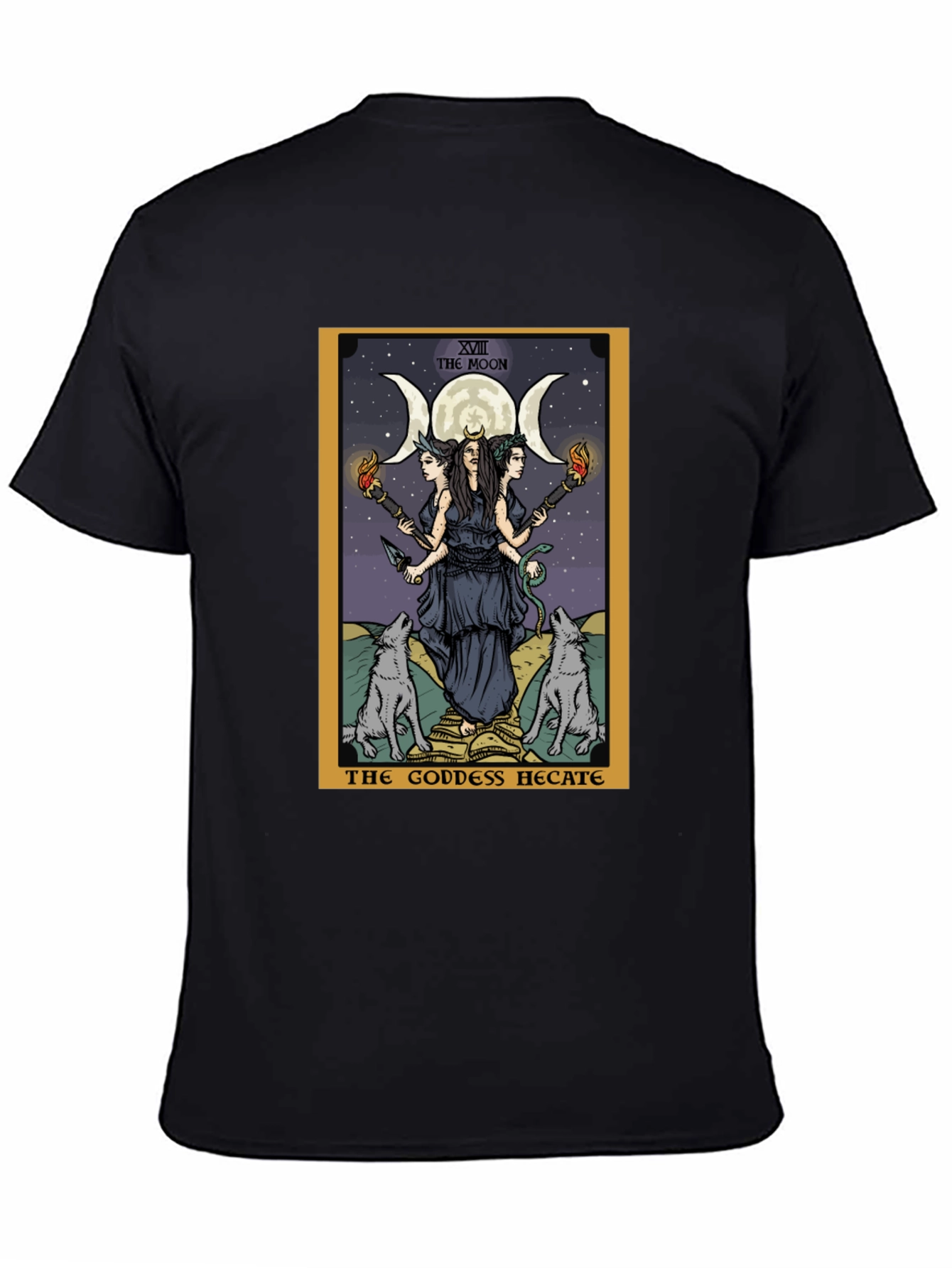 Hecate Tarot Card Graphic T-Shirt - Witchcraft Tee