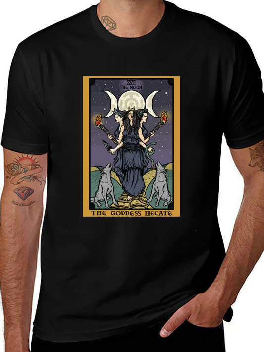 Hecate Tarot Card Graphic T-Shirt - Witchcraft Tee