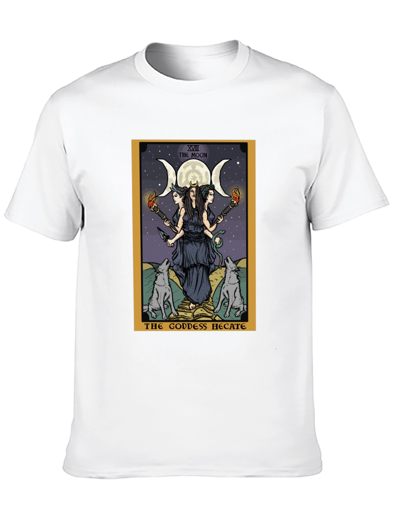 Hecate Tarot Card Graphic T-Shirt - Witchcraft Tee