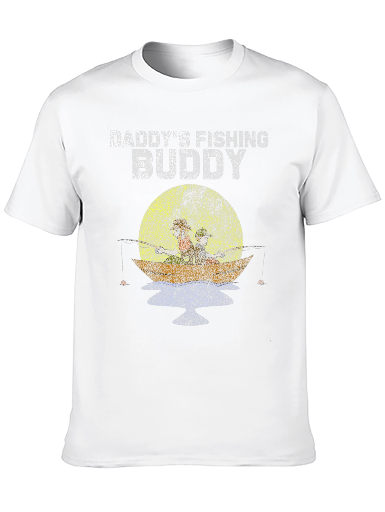 Daddys Fishing Buddy T-Shirt - Black
