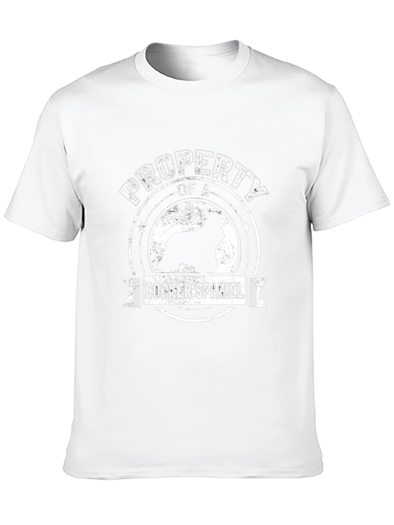 Property of a Cocker Spaniel Black T-Shirt