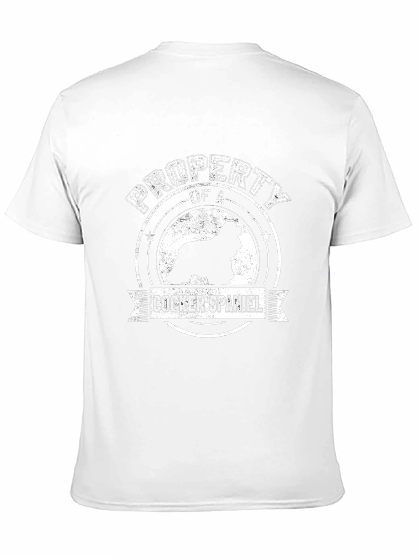 Property of a Cocker Spaniel Black T-Shirt