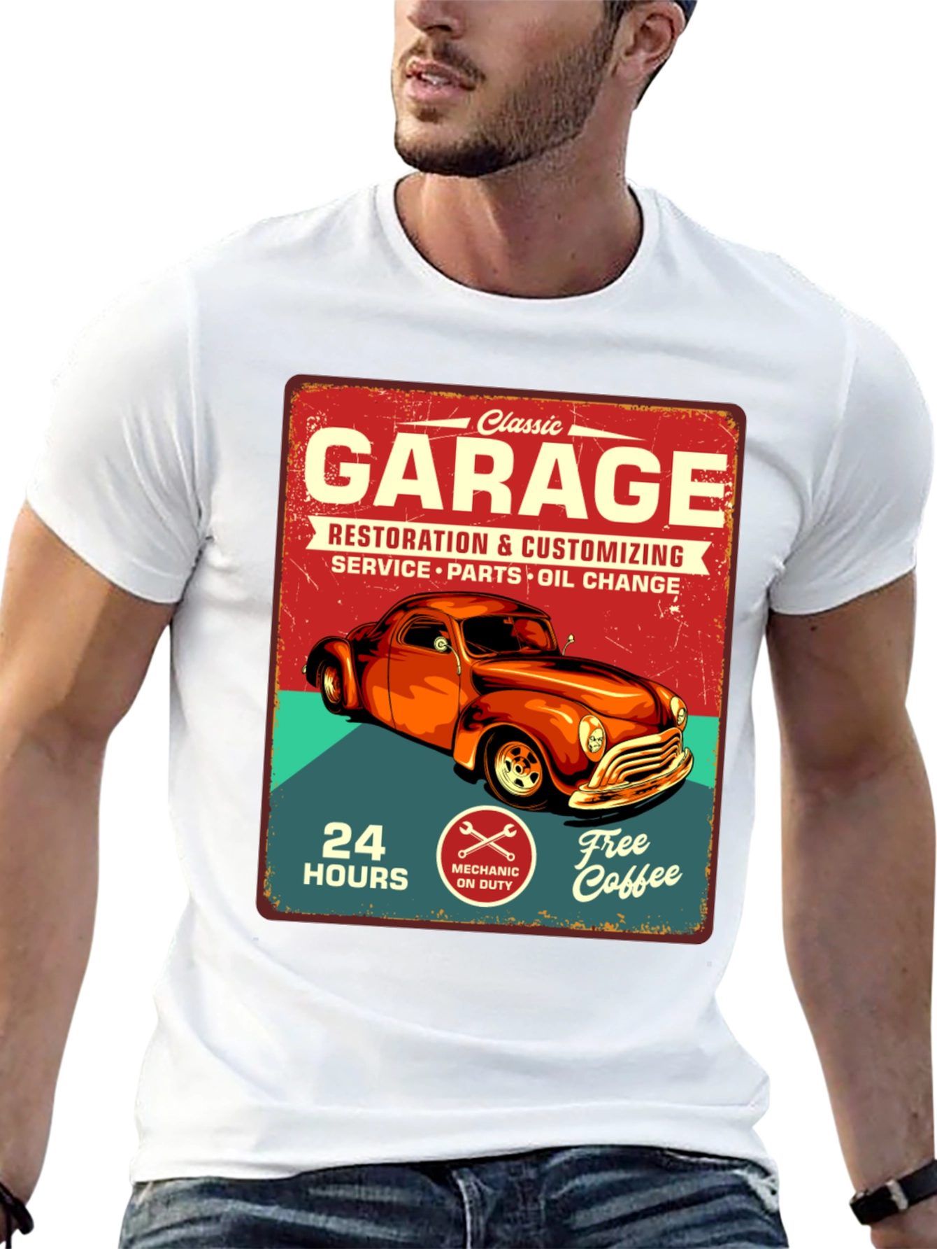 Classic Garage Retro Graphic T-Shirt