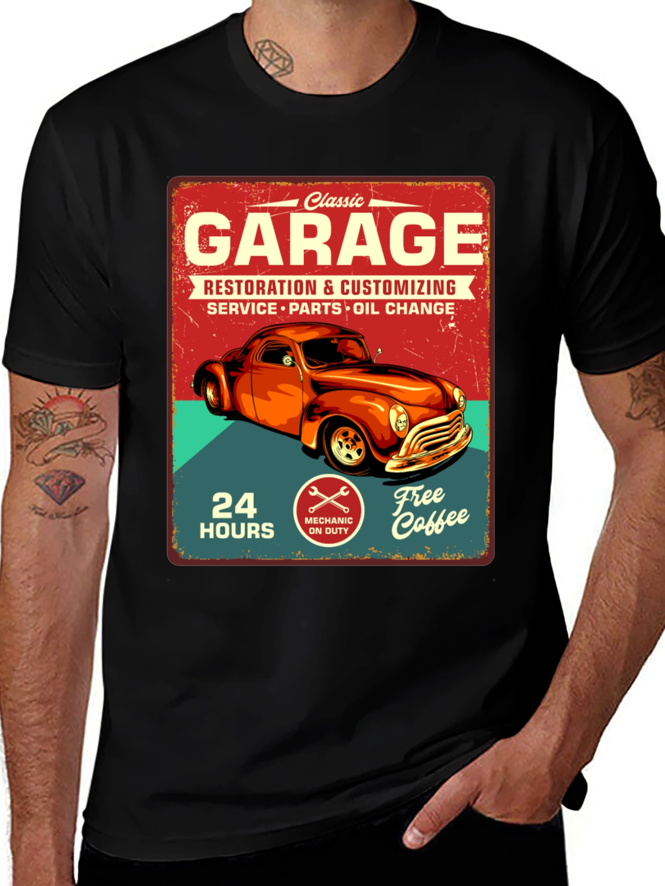Classic Garage Retro Graphic T-Shirt