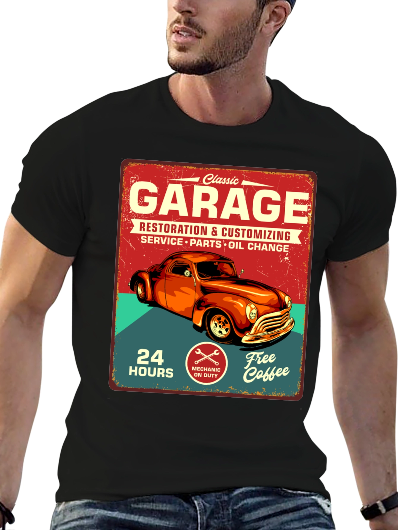 Classic Garage Retro Graphic T-Shirt