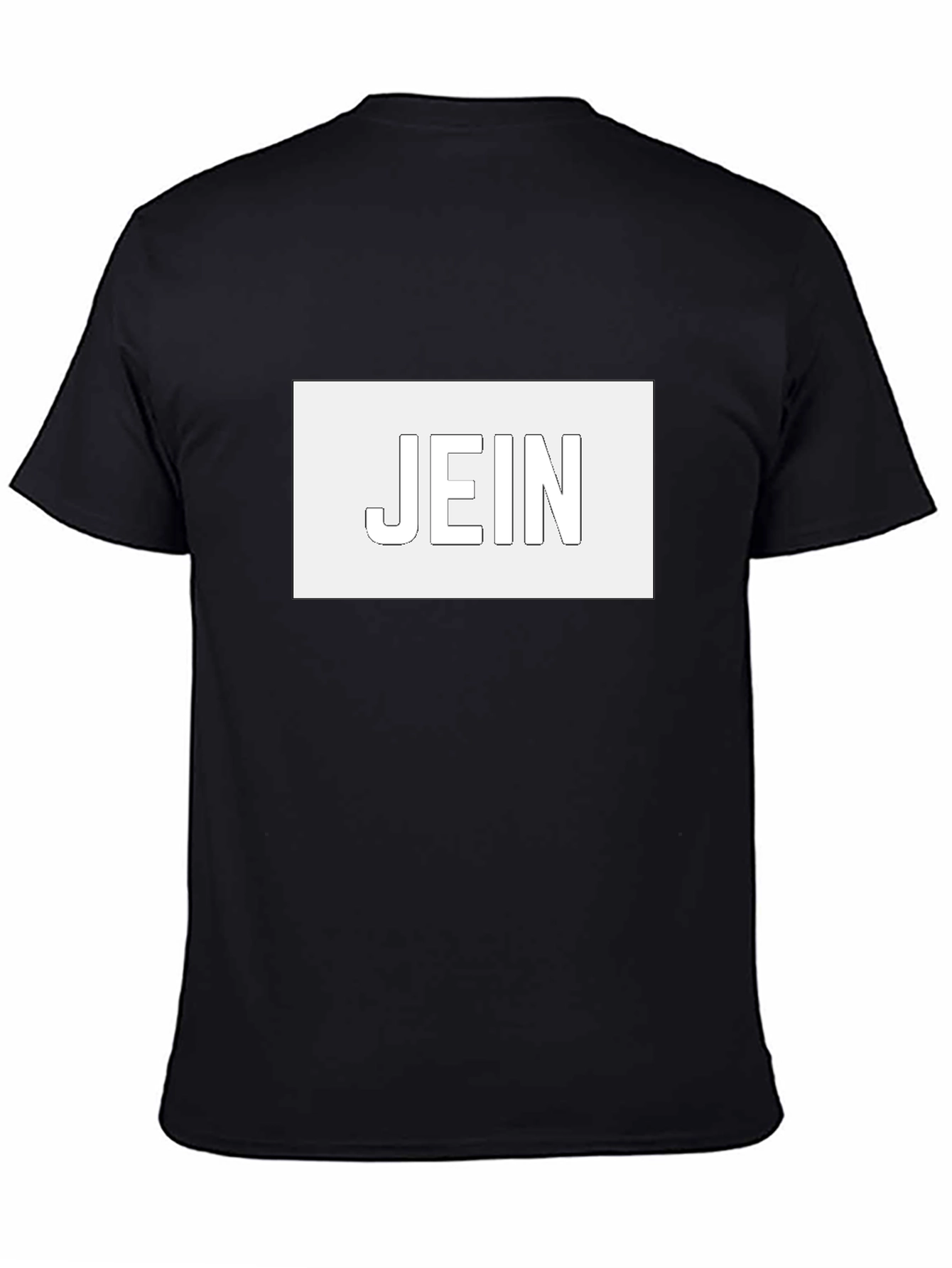 Minimalist Black T-Shirt - JEIN Outline Design