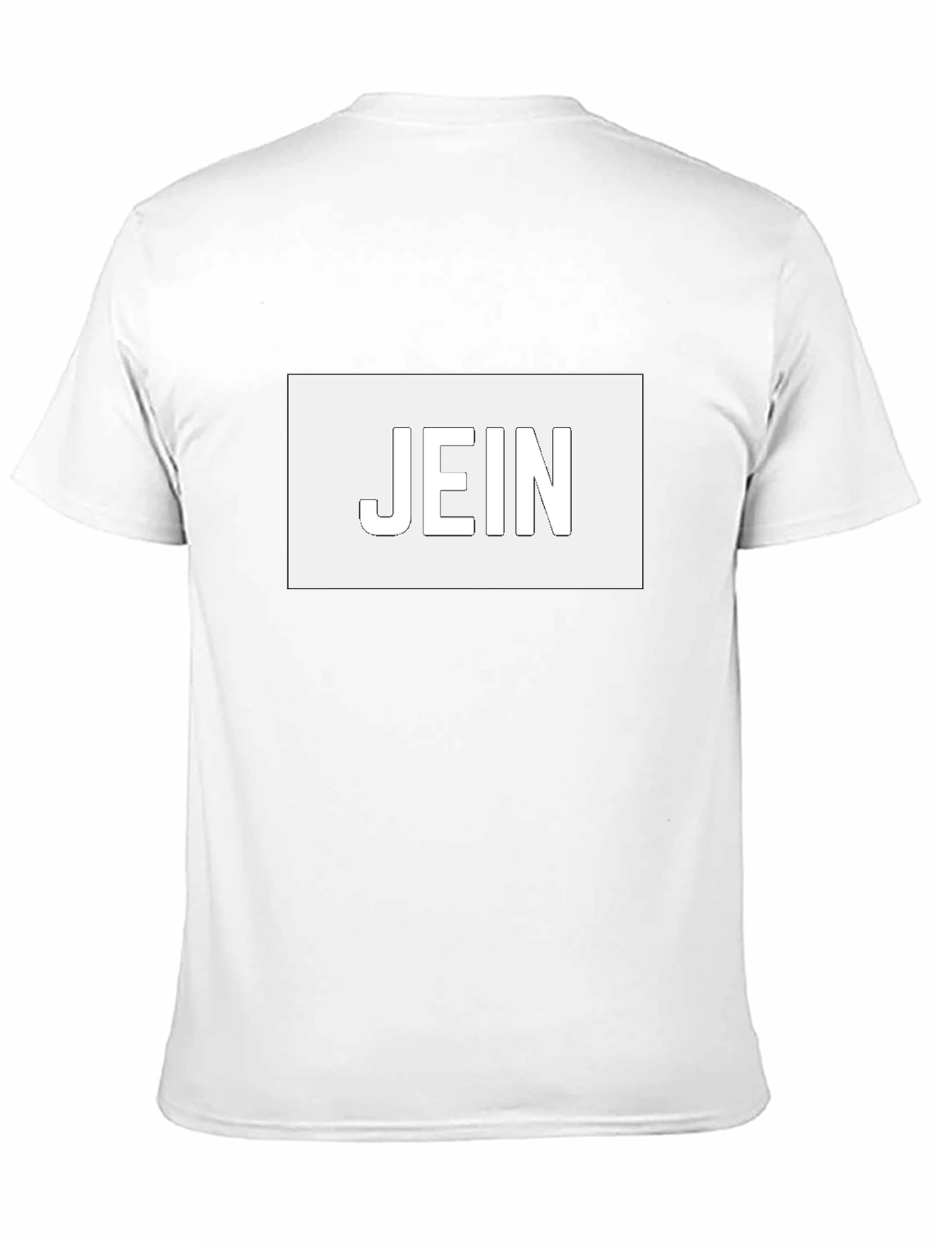 Minimalist Black T-Shirt - JEIN Outline Design
