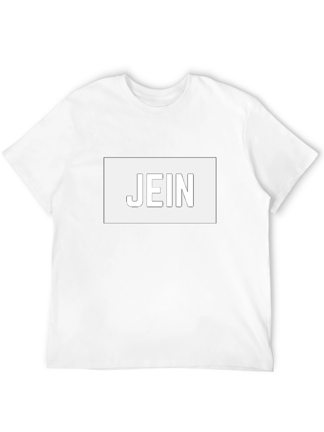 Minimalist Black T-Shirt - JEIN Outline Design