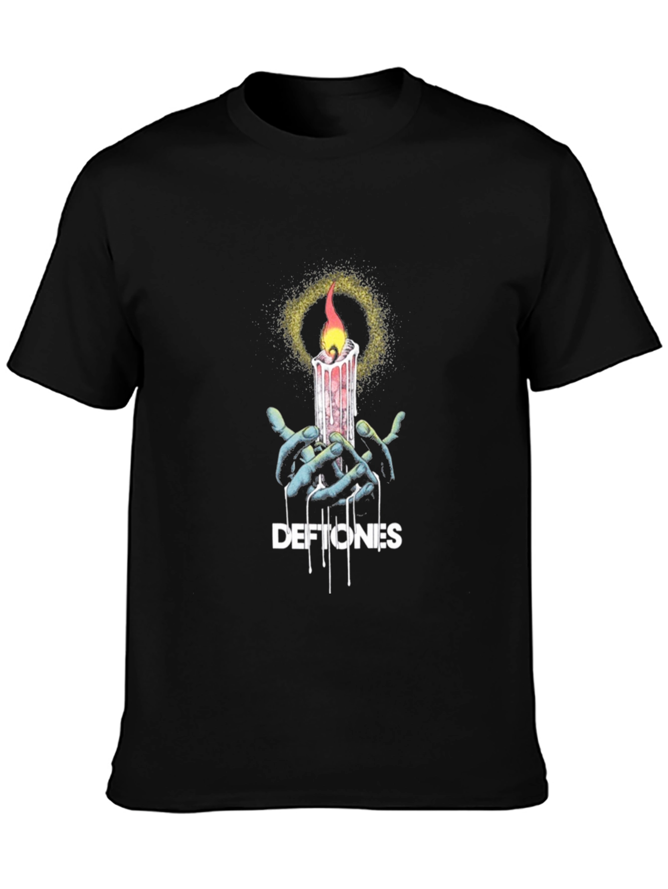 Deftones Candle T-Shirt - Black