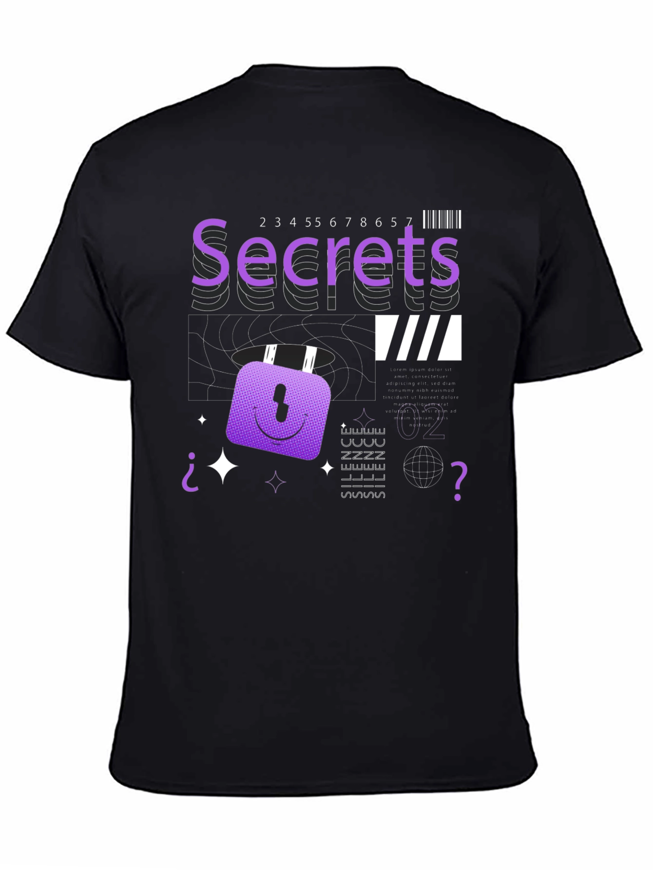 Secrets Graphic T-Shirt - Modern Aesthetic
