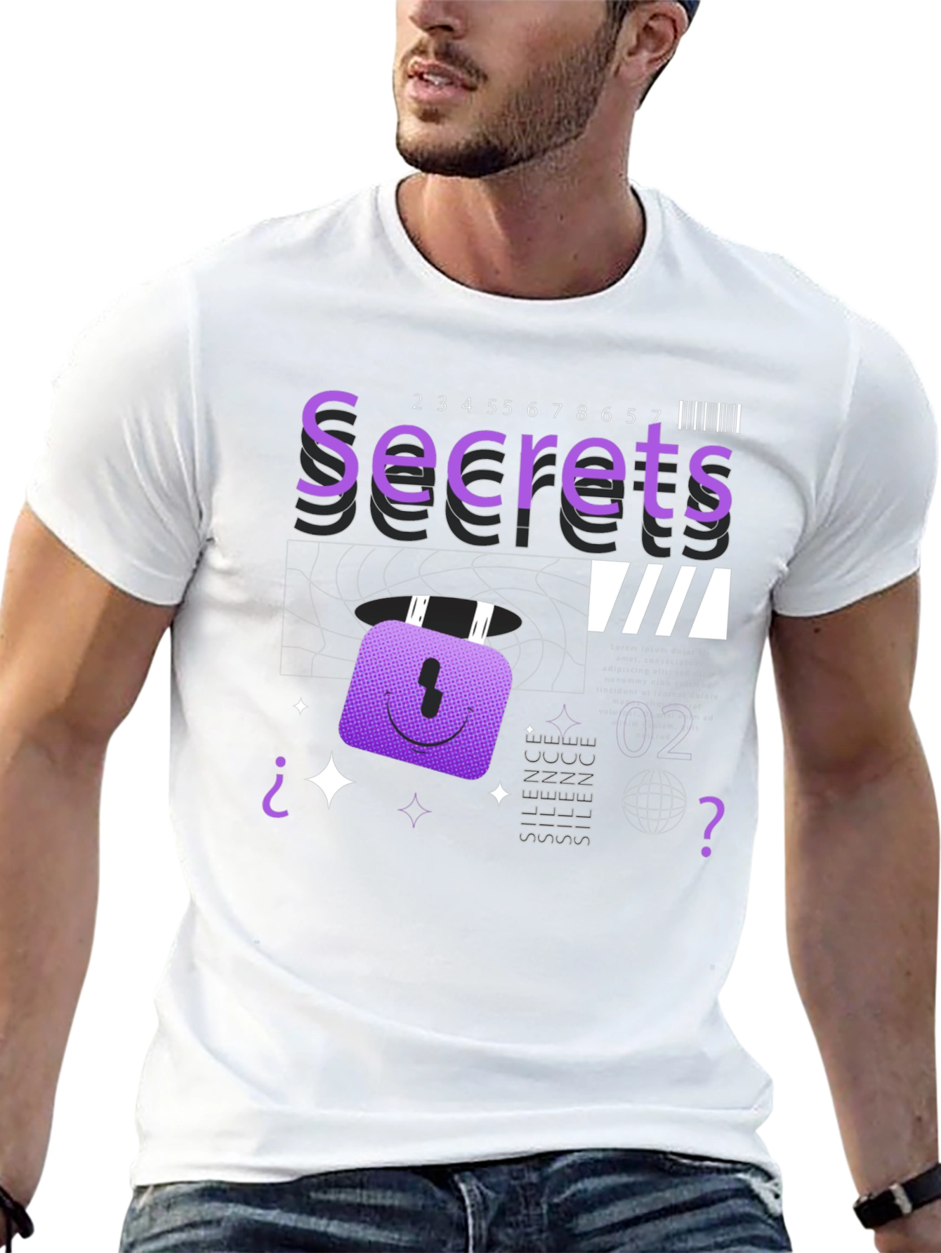 Secrets Graphic T-Shirt - Modern Aesthetic
