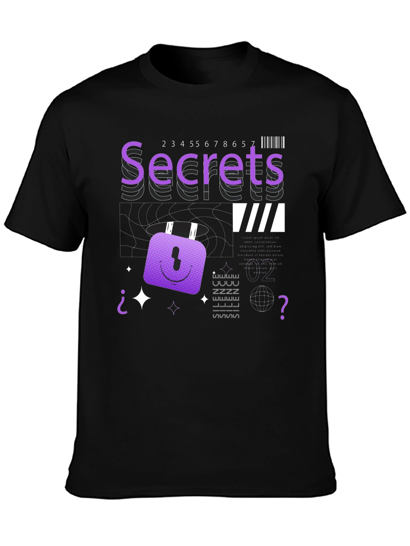 Secrets Graphic T-Shirt - Modern Aesthetic
