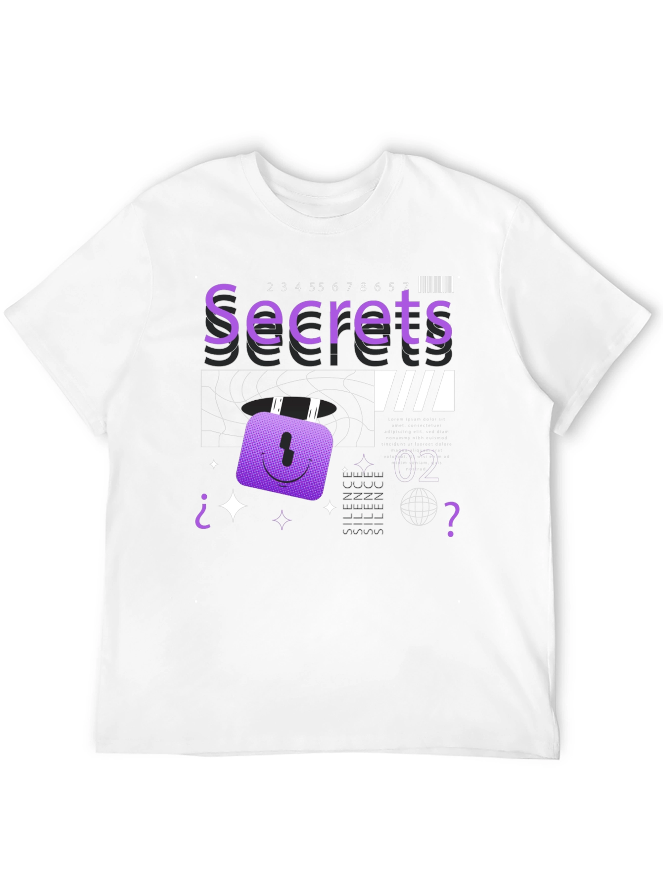 Secrets Graphic T-Shirt - Modern Aesthetic